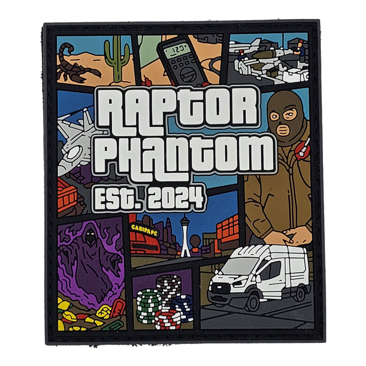 Custom PVC Patch | Raptor Morale patch