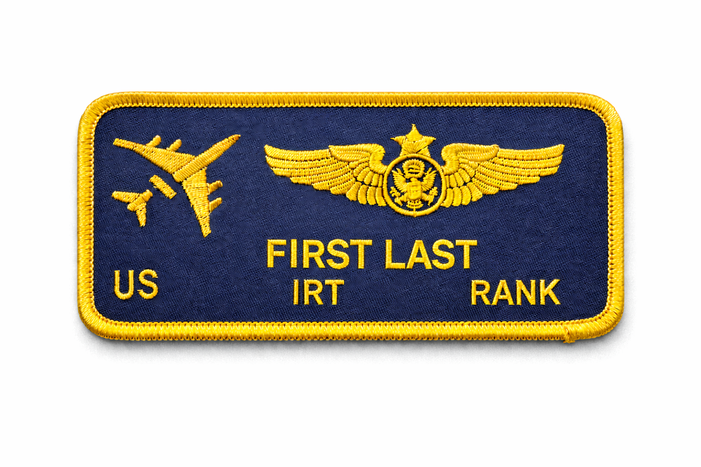 Custom Embroidery NameTag | NATO AWACS (4"x2.25")