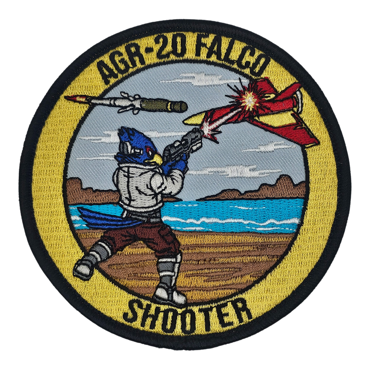 Custom Embroidery Patch | 83 FWS AGM-20 Falco