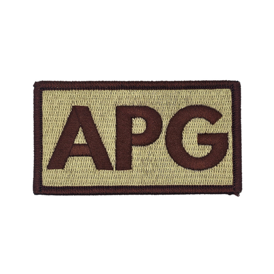 Embroidered Duty Identifier Tab| APG
