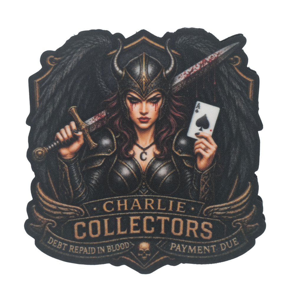 Custom Dye-Sublimated Patch | Charlie Debt Collector