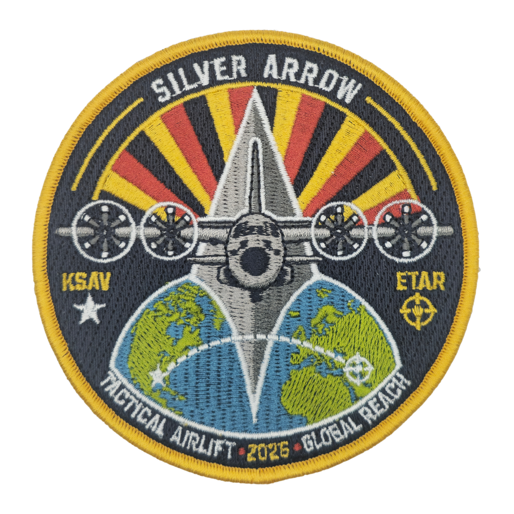 Custom Embroidery Patch | Silver Arrow