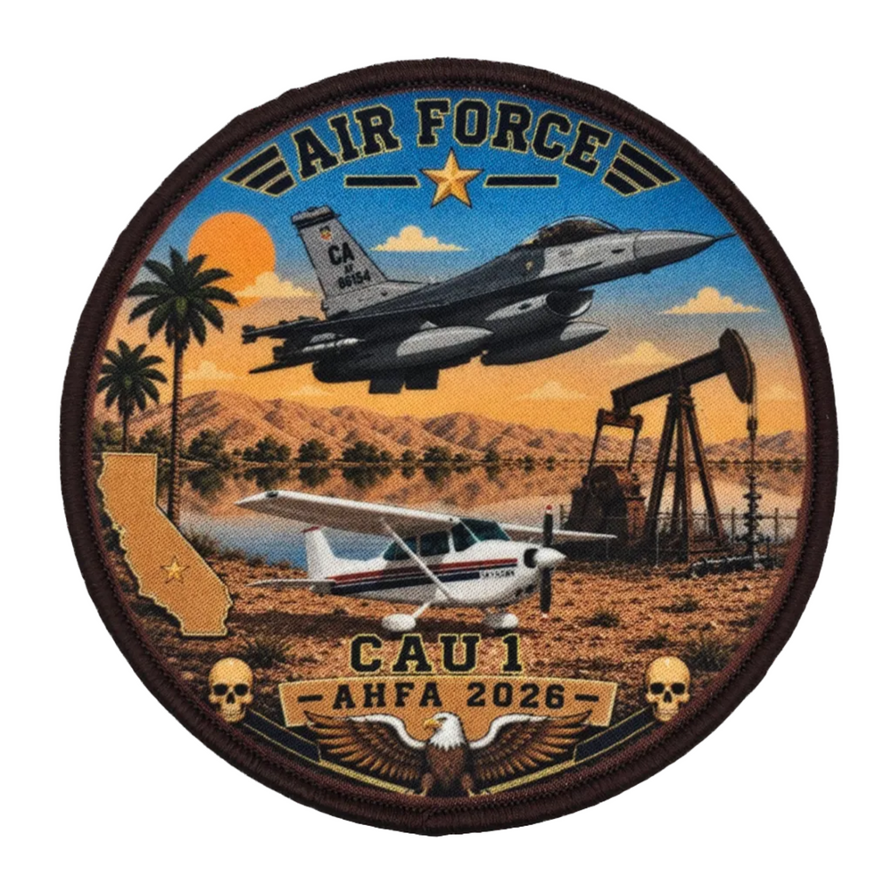 Custom Dye-Sublimated Patch | USAF AHFA CAU1 2026