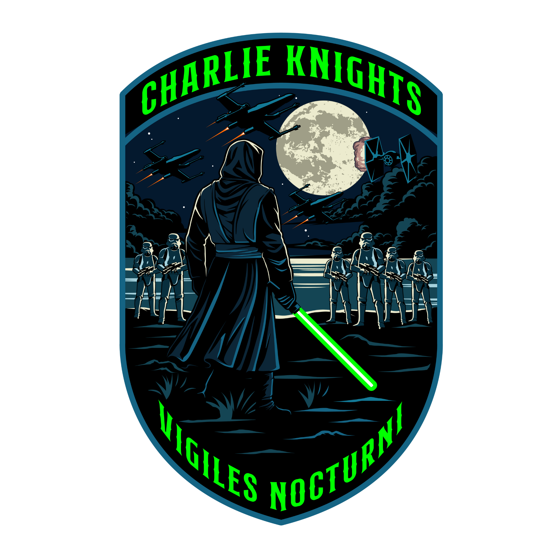 Custom PVC Patch | 325 SFS Charlie Knights