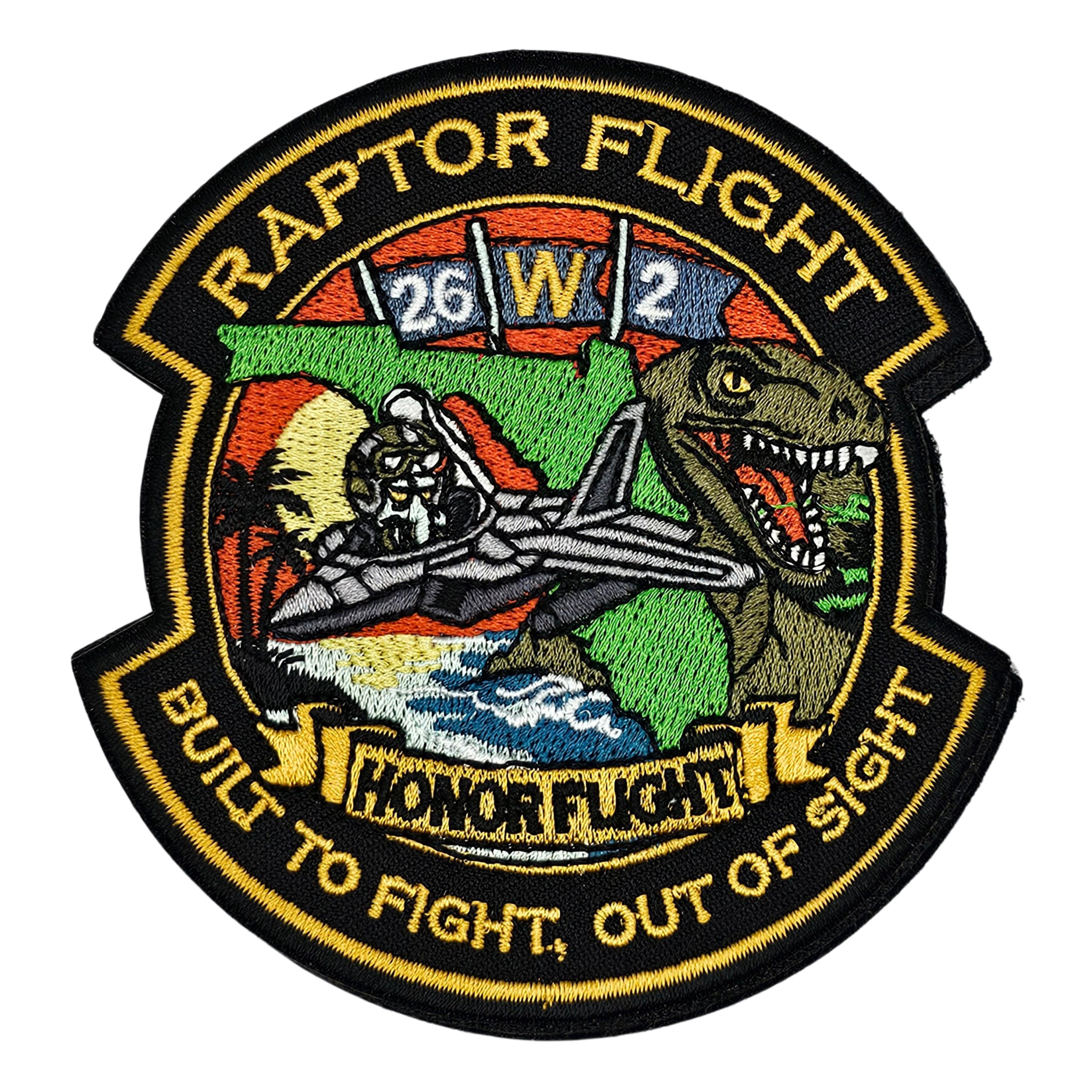 Custom Embroidery Patch | Tyndall ALS 26 W2 Raptor