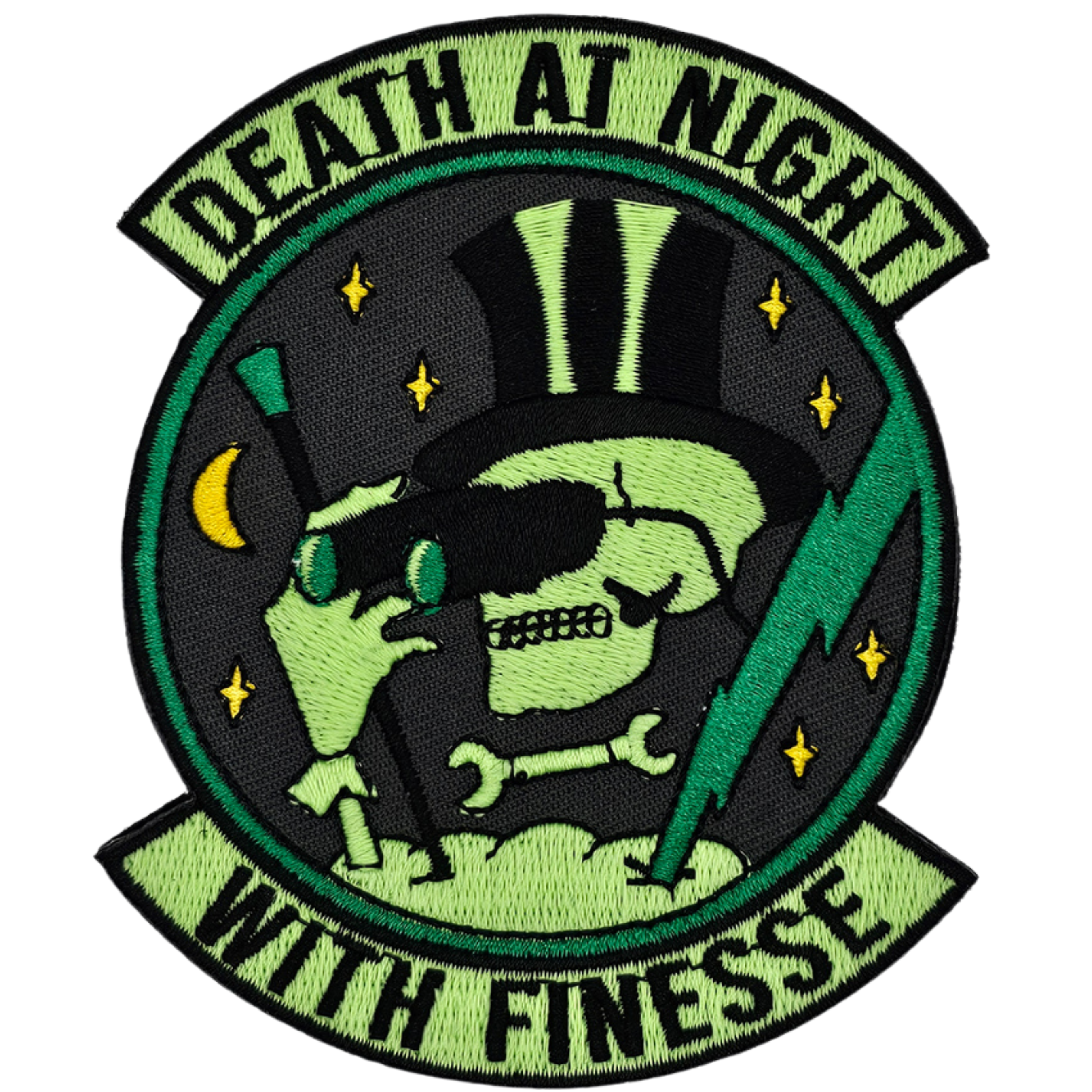 Custom Embroidery Patch | 95th DEATH AT NIGHT