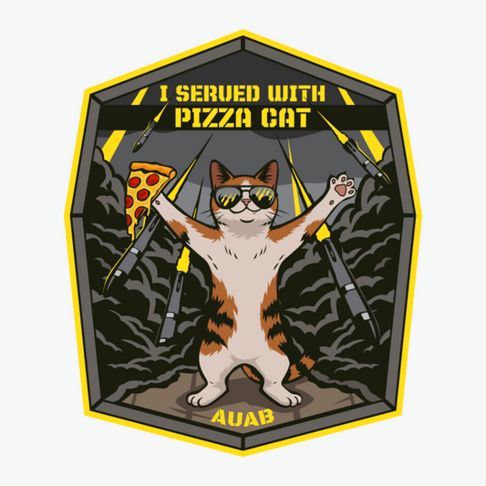Custom PVC Patch | Pizza Cat