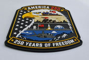 America 250 Glow-in-the-Dark PVC Patch